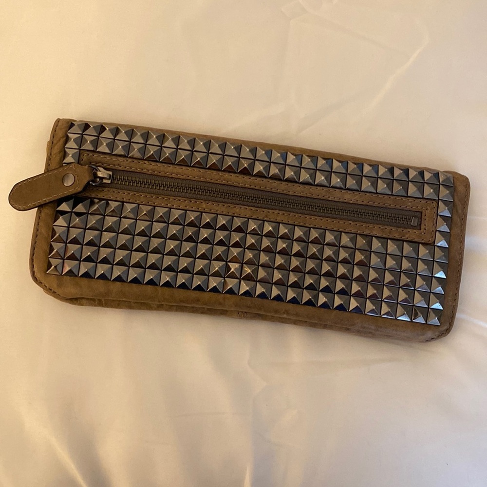 BCBG Max Azria Studded Clutch